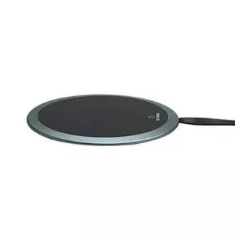 Încărcător fără fir complet nou ultra subțire pentru telefon Argintiu 5/9V 10W Protecție la supraîncălzire Qi