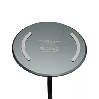 Încărcător fără fir complet nou ultra subțire pentru telefon Argintiu 5/9V 10W Protecție la supraîncălzire Qi