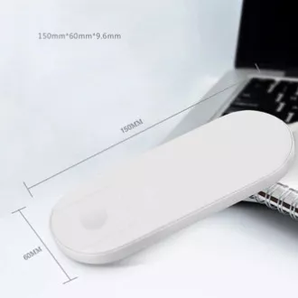 Incarcator wireless 2in1, pentru telefon si Apple Watch, alb, 5V, 10W, Qi