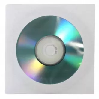 Coperta pentru 1 CD, hartie, alb, cu fereastra, Logo, pachet 100 Coperta pentru 1 CD, hartie, alb, cu fereastra, Logo, pachet 100