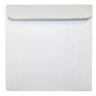 Coperta pentru 1 CD, hartie, alba, cu clapeta adeziva Coperta pentru 1 CD, hartie, alba, cu clapeta adeziva