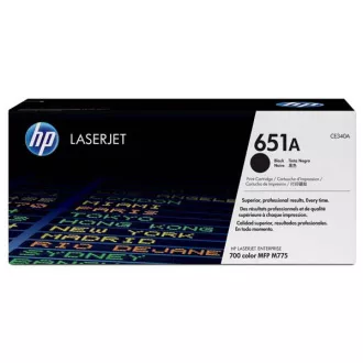 HP 651A (CE340A) - Toner, black (negru)