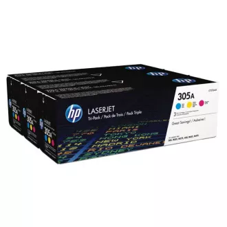 HP 305A (CF370AM) - Toner, color 3 bucati