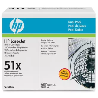 HP 51X (Q7551XD) - Toner, black (negru)