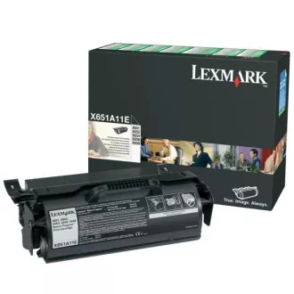 Lexmark X651A11E - Toner, black (negru)