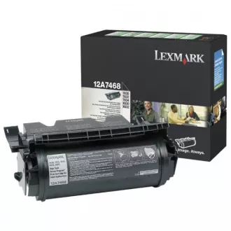 Lexmark 12A7468 - Toner, black (negru)