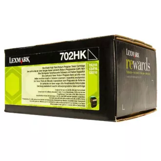 Lexmark 702H (70C2HK0) - Toner, black (negru)