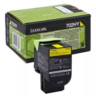 Lexmark 702H (70C2HY0) - Toner, yellow (galben)