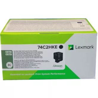 Lexmark 74C2HKE - Toner, black (negru) Lexmark 74C2HKE - Toner, black (negru)