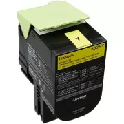 Lexmark 80C0H40 - Toner, yellow (galben)