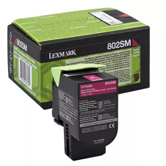 Lexmark 80C2SME - Toner, magenta Lexmark 80C2SME - Toner, magenta