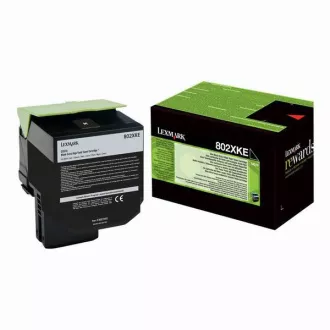 Lexmark 80C2XKE - Toner, black (negru)