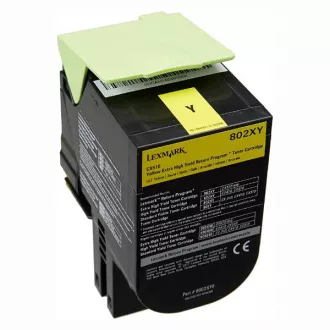 Lexmark 80C2XY0 - Toner, yellow (galben)