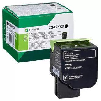 Lexmark C242XK0 - Toner, black (negru)