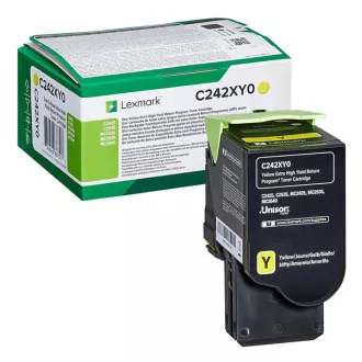 Lexmark C242XY0 - Toner, yellow (galben)