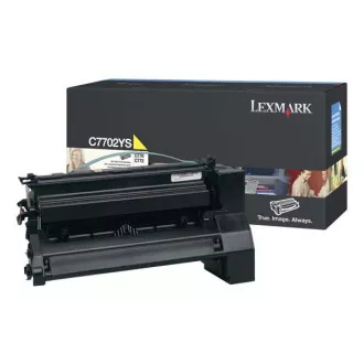 Lexmark C7702YS - Toner, yellow (galben)