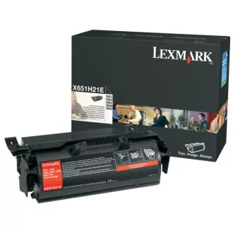 Lexmark X651H21E - Toner, black (negru) Lexmark X651H21E - Toner, black (negru)
