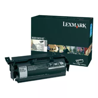 Lexmark X651H31E - Toner, black (negru)