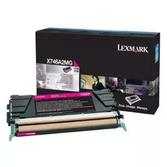 Lexmark X746A2MG - Toner, magenta