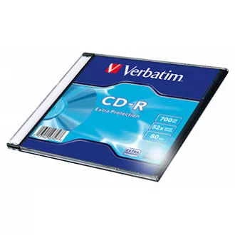 Verbatim CD-R, 43347, DataLife, 1 pachet, 700MB, Extra Protection, 52x, 80min., cutie subțire, pentru arhivarea datelor