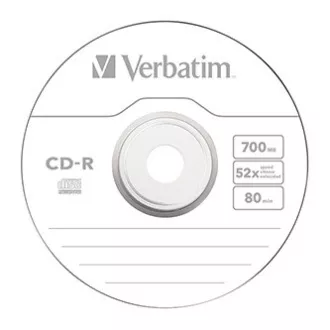 Verbatim CD-R, 43725, Extra Protection, pachet de 10, 700MB, 52x, 80min., 12cm, fără opțiune de imprimare, wrap, pentru arhivarea datelor