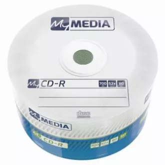 MyMedia CD-R, 69201, pachet de 50, 700MB, 52x, 80min., 12cm, fără opțiune de imprimare, wrap, Standard, pentru arhivarea datelor