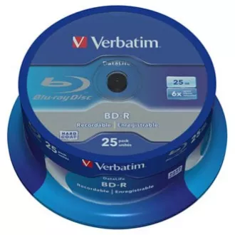 Verbatim BD-R, Single Layer 25GB, ax, 43837, 6x, pachet de 25