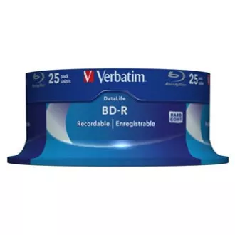 Verbatim BD-R, Single Layer 25GB, ax, 43837, 6x, pachet de 25