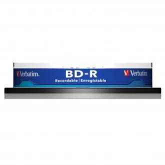 Verbatim BD-R, Single Layer 25GB, cutie pentru tort, 43742, 6x, pachet de 10, pentru arhivarea datelor