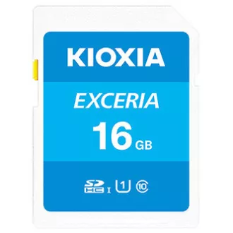 Card de memorie Kioxia Exceria (N203), 16 GB, SDHC, LNEX1L016GG4, UHS-I U1 (Clasa 10)