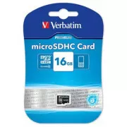 Card de memorie Verbatim Micro Secure Digital Card Premium, 16 GB, micro SDHC, 44010, UHS-I U1 (Clasa 10)