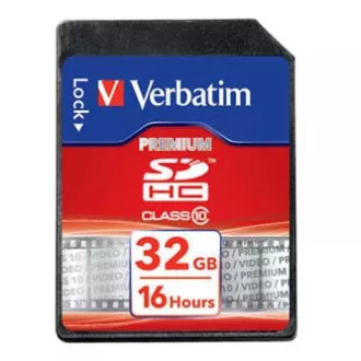 Card de memorie Verbatim Card Secure Digital Premium U1, 32 GB, SDHC, 43963, UHS-I U1 (Clasa 10)