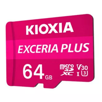 Card de memorie Kioxia Exceria Plus (M303), 64GB, microSDXC, LMPL1M064GG2, UHS-I U3 (Clasa 10), LA REDUCERE Card de memorie Kioxia Exceria Plus (M303), 64GB, microSDXC, LMPL1M064GG2, UHS-I U3 (Clasa 10), LA REDUCERE
