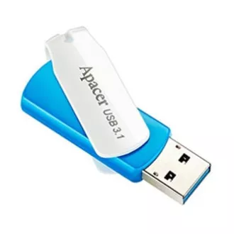Apacer USB flash drive, USB 3.0, 32 GB, AH357, albastru, AP32GAH357U-1, USB A, cu capac rotativ
