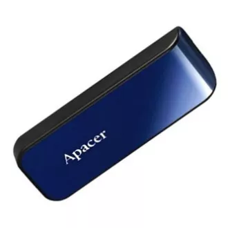 Apacer USB flash drive, USB 2.0, 32 GB, AH334, albastru, AP32GAH334U-1, USB A, cu conector retractabil