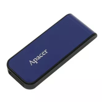 Apacer USB flash drive, USB 2.0, 32 GB, AH334, albastru, AP32GAH334U-1, USB A, cu conector retractabil