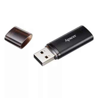 Apacer USB flash drive, USB 3.0, 32 GB, AH25B, negru, AP32GAH25BB-1, USB A, cu capac