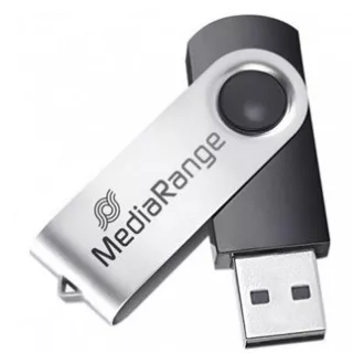 Unitate flash USB MediaRange, USB 2.0, 32 GB, negru, MR911, USB A, pivotant