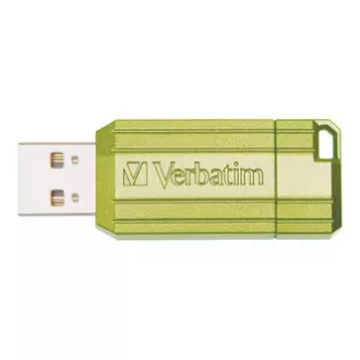 Unitate flash USB Verbatim, USB 2.0, 32GB, Store,N,Go PinStripe, verde, 49958, pentru arhivarea datelor
