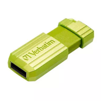 Unitate flash USB Verbatim, USB 2.0, 32GB, Store,N,Go PinStripe, verde, 49958, pentru arhivarea datelor