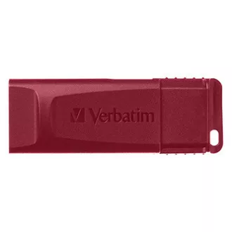 Unitate flash USB Verbatim, USB 2.0, 32 GB, Slider, roșu, albastru, 49327, USB A, cu conector retractabil, 2 buc.
