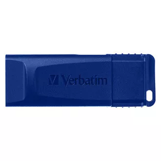 Unitate flash USB Verbatim, USB 2.0, 32 GB, Slider, roșu, albastru, 49327, USB A, cu conector retractabil, 2 buc.