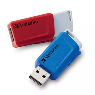 Unitate flash USB Verbatim, USB 3.0, 32GB, Store N Click, culori mixte, 49308, USB A, cu conector retractabil, 2 buc.
