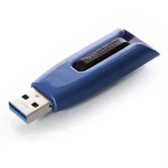 Unitate flash USB Verbatim, USB 3.0, 32 GB, V3 MAX, Store N Go, albastru, 49806, USB A, cu conector retractabil