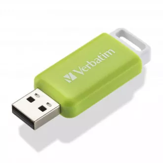 Unitate flash USB Verbatim, USB 2.0, 32 GB, DataBar, verde, 49454, pentru arhivarea datelor