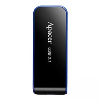 Unitate flash USB Apacer, USB 3.0, 64 GB, AH356, negru, AP64GAH356B-1, USB A, cu conector retractabil