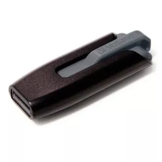 Verbatim USB flash drive, USB 3.0, 64GB, V3, Store N Go, negru, 49174, USB A, cu conector glisant Verbatim USB flash drive, USB 3.0, 64GB, V3, Store N Go, negru, 49174, USB A, cu conector glisant