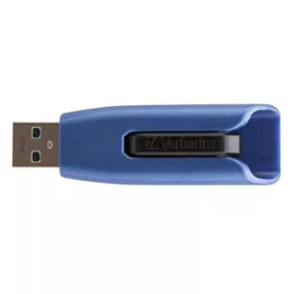 Unitate flash USB Verbatim, USB 3.0, 64 GB, V3 MAX, Store N Go, albastru, 49807, USB A, cu conector retractabil