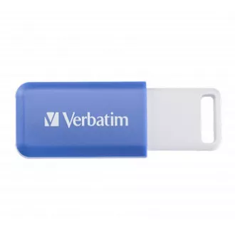 Unitate flash USB Verbatim, USB 2.0, 64 GB, DataBar, albastru, 49455, pentru arhivarea datelor