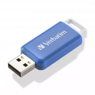 Unitate flash USB Verbatim, USB 2.0, 64 GB, DataBar, albastru, 49455, pentru arhivarea datelor